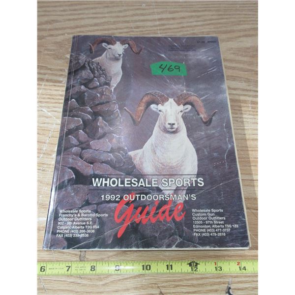(1) 1992 Whole Sale Sports Guide
