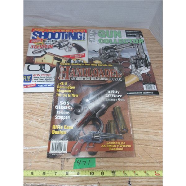 (3) Gun Related Magazines