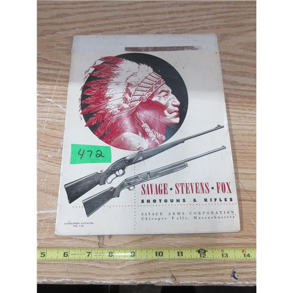 Savage-Stevens-Fox Shotgun + Rifle 1953 Magazine