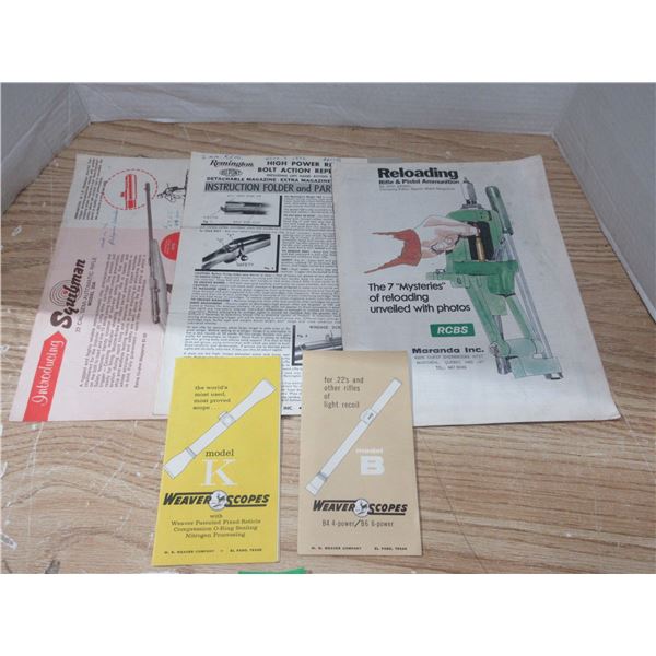 Reloading Rifle + Pistol Ammunition Booklet