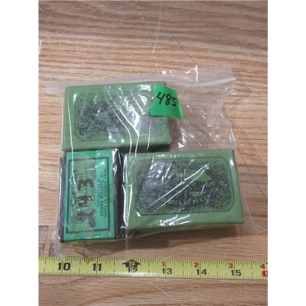 (3) Sierra Rifle Boxes MISC Bullets Reloading