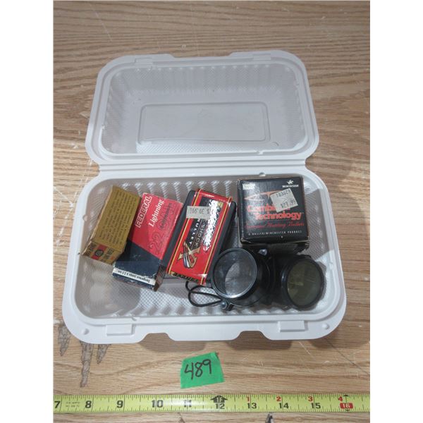 Mix Lot Empty Ammo Boxes (1) Whiz-Bang Scope Covers Misc