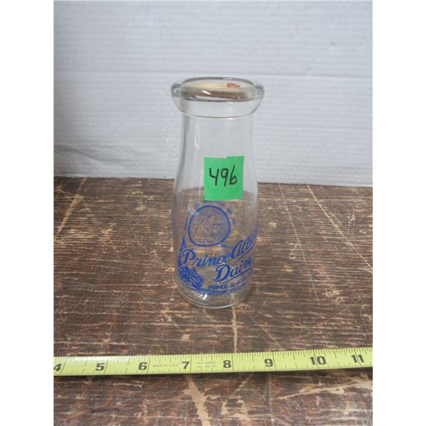 Pint Prince Albert Dairy Milk Bottle with Top