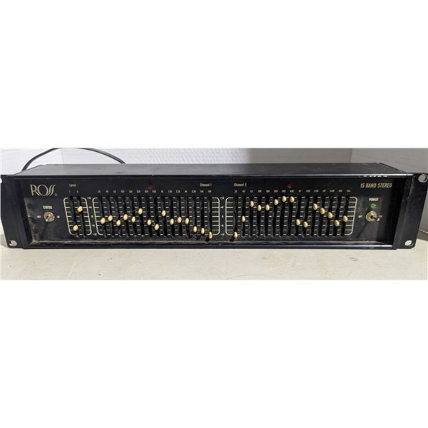 Ross 2 channel, 15 band equalizer
