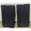 Image 1 : 2- "Sharp" box speakers, 120W, 15x13x29"