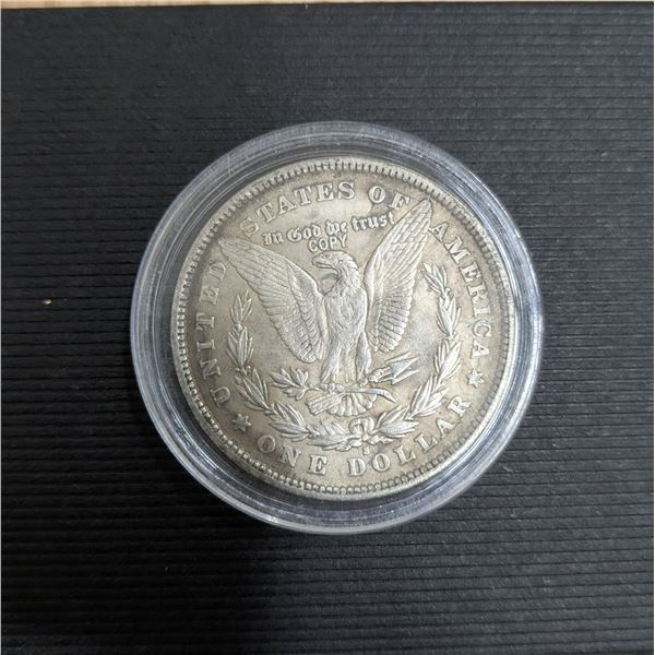 *Replica* 1895 silver dollar, (Not silver)
