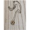 Image 1 : Gold toned pendant necklace