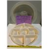 Image 1 : Vintage Rubbermaid Servin’ Saver 12-inch Round Vegetable/Fruit and Dip Tray with Lid