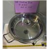 Image 2 : Chafing Dish Buffet Set.  New.  C/W Stand, Fuel Can Holder, Water Tray, Food Tray, and Lid.