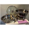 Image 3 : Chafing Dish Buffet Set.  New.  C/W Stand, Fuel Can Holder, Water Tray, Food Tray, and Lid.