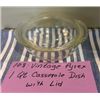 Image 2 : Vintage Pyrex, 1 Quart Casserole Dish with Lid.