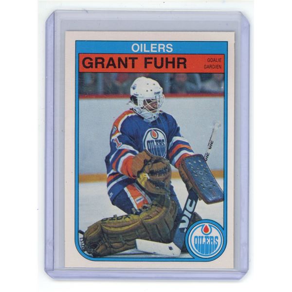 1982-83 OPC GRANT FUHR Rookie Card #105