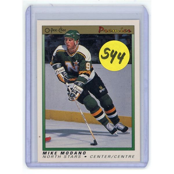 1990-91 O-Pee-Chee Premier MIKE MODANO Rookie Card #74