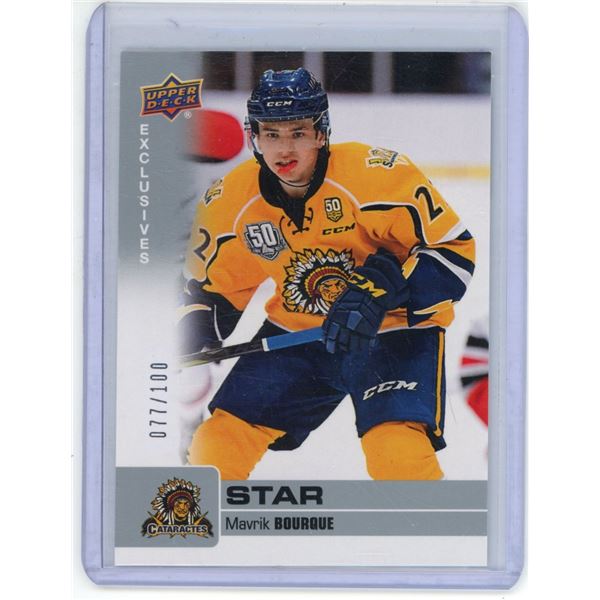 2019-20 Upper Deck CHL MAVRIK BOURQUE Exclusives #319 – 77/100