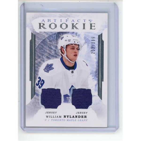 2016-17 UD Artifacts WILLIAM NYLANDER Rookie Dual Jersey #161 – 213/399