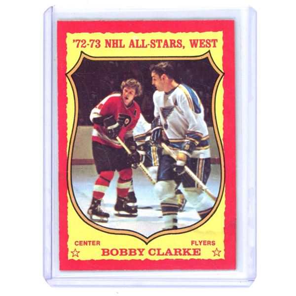 1973-74 O-Pee-Chee BOBBY CLARKE '72-73 NHL All-Stars Card #50