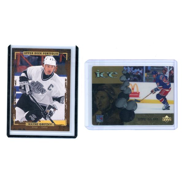 (2) WAYNE GRETZKY Hockey Cards