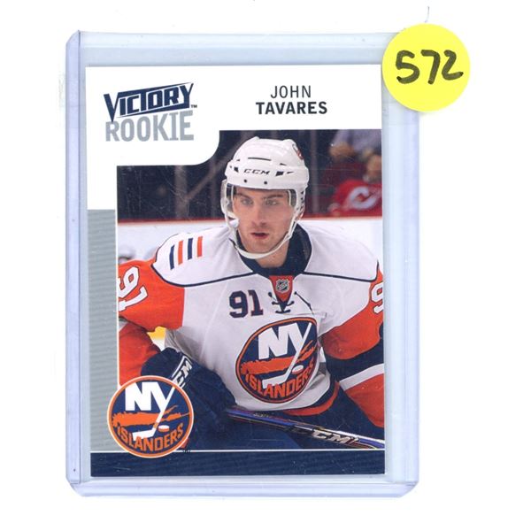 2009-10 UD Series 2 JOHN TAVARES Victory Rookie Card #318