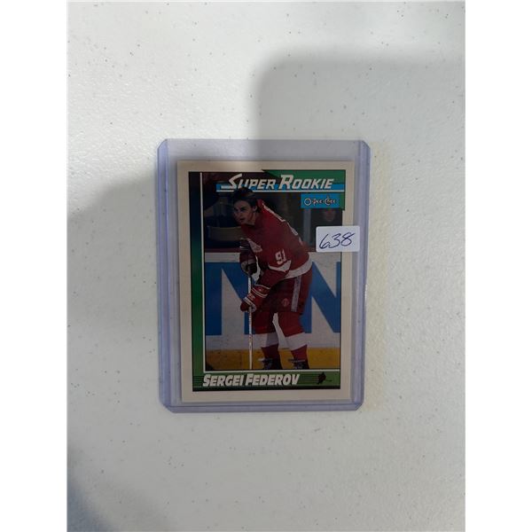 Sergei Federov - Rookie Card