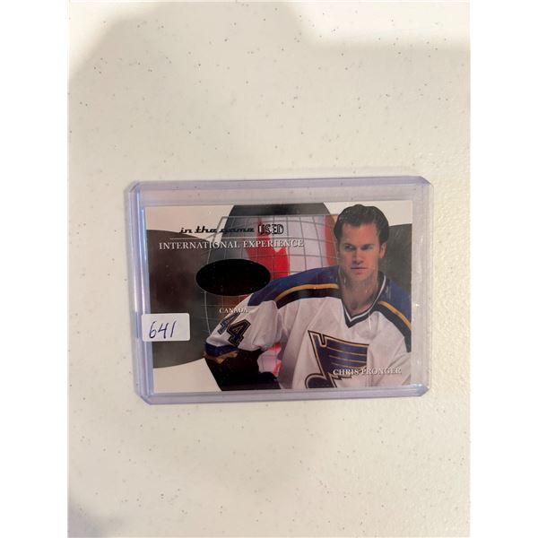 Chris Pronger - Jersey Card