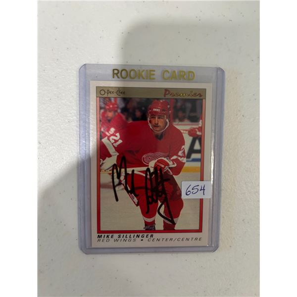 Mike Sillinger - Autographed Hockey Card