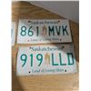 Image 2 : (4) Saskatchewan License Plates
