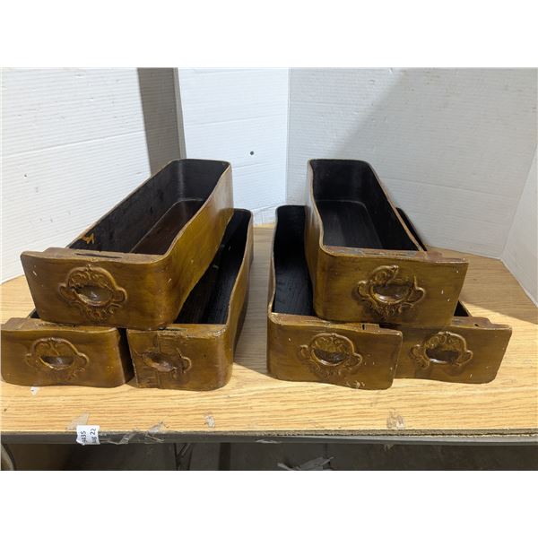 Wooden Drawers for Vintage Sewing Machine Table