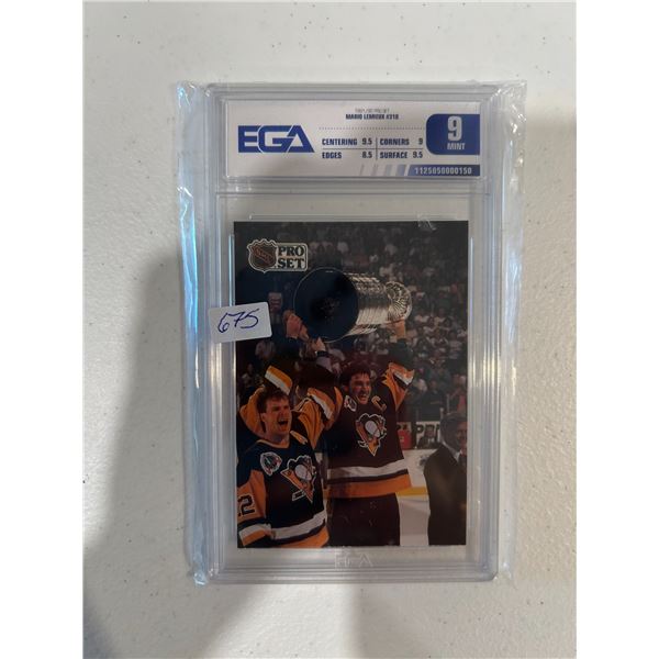 Mario Lemieux - 1991-92 Pro Set Graded Mint