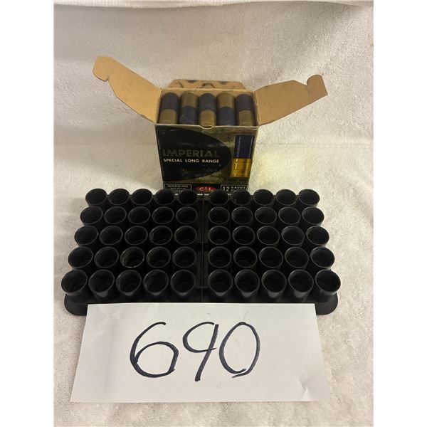 12 Ga 2 3/4'' Shot Shells and Shell Holder