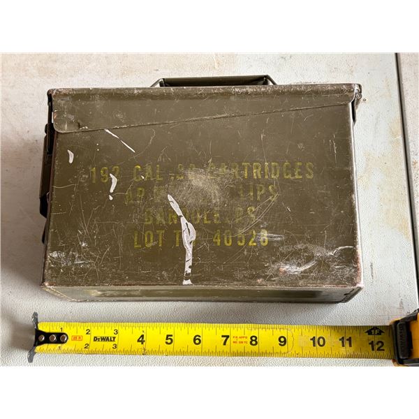 Empty Ammo Box.