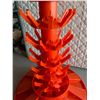 Image 4 : Orange Multi-ties Plastic Bottle Drying Rack.