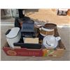 Image 2 : Misc. Kitchenware Lot inc. Food Processer, Popcorn Machine, etc. – Not Tested