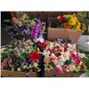 Image 1 : (4) Boxes of Artificial Flowers, Wreath etc.