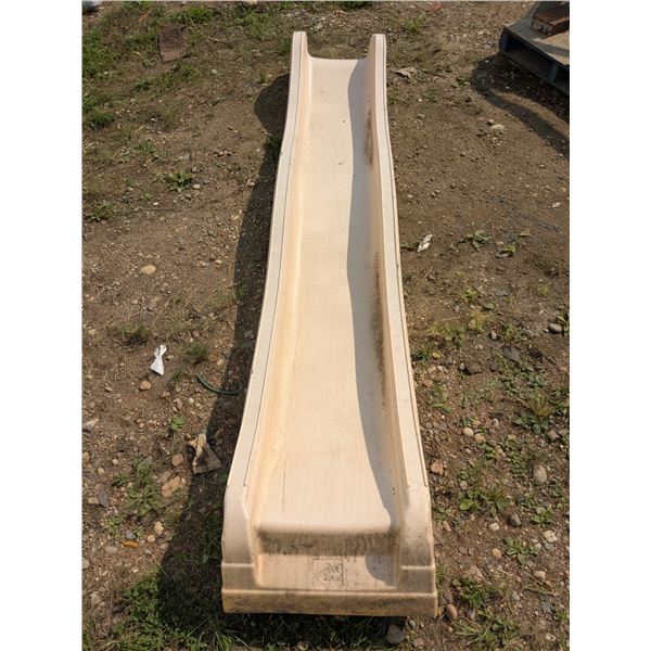 Plastic slide for kids playset, 10' long, 5' high
