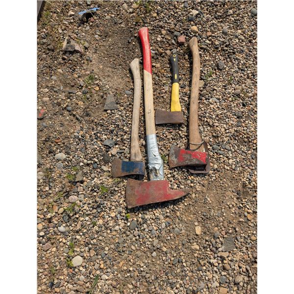 Fire axe, hatchet and 2-30" axes