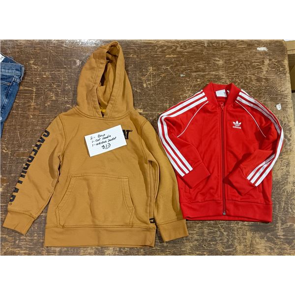 1 Cat Hoodie Size 6 and Addidas Jacket