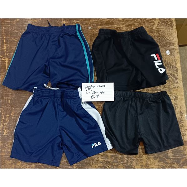4 Boy short (2 size 4 and 2 size 7-8)