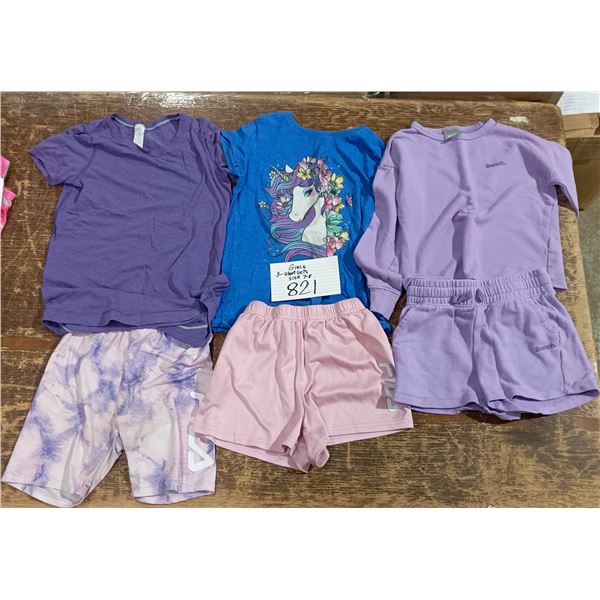 Girls 3 short set size 7-8