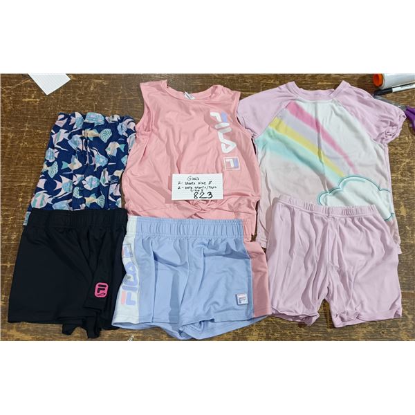 2  Short size 8 and 2 sets short top size 8