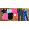 Image 1 : Girls 6 short size 7-8 and 2 long pants