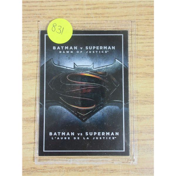 Batman V Superman: Dawn of Justice Card. Mint.