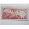 Image 2 : East Caribbean States. 1965 $1. Queen Elizabeth with map of the islands/palm tree with beach. VF.