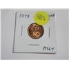 Image 1 : 1978 Small Cent with Doubling of the 8 in the date. MS64 Red.