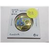 Image 1 : 2022 Alexander Graham Bell Colourized Loonie Dollar. Commemorates the 175th Anniversary of Bell[x=#8
