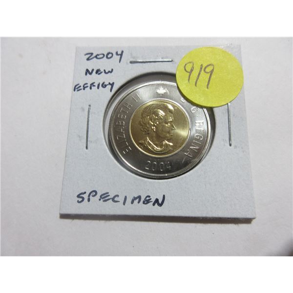 2004 New Effigy $2 Toonie. Specimen-66.