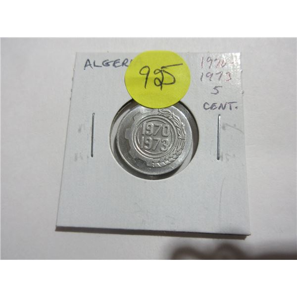 Algeria. 1970 – 1973 5 Centimes. BU.