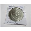 Image 1 : Great Britain. 1965 Winston Churchill Crown. The first commoner on a British coin. AU.