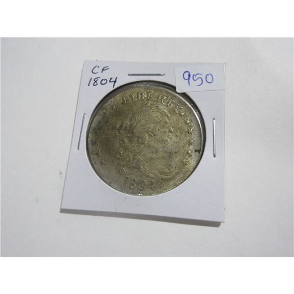 Counterfeit U.S. 1804 Dollar. There are only 15 real ones in the world. This is not one of them.