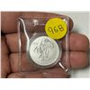 Image 1 : 2016 Tyrannosaurus Rex $20. 99.99% pure Silver. Specimen.