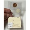 Image 2 : 1957 1 Cent. ICCS certified and graded MS64 Red.